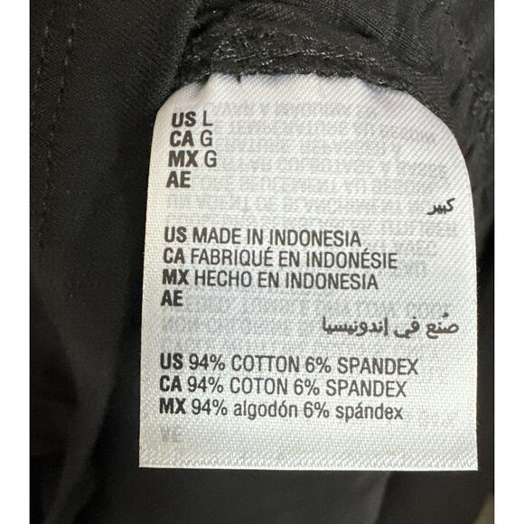 NWT INC International Concepts Black Vneck Ruched Top Long Sleeve Size Large - Picture 4 of 5